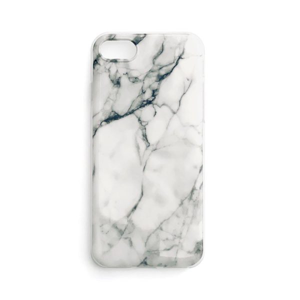 Gēla korpusa marmora lieta Samsung Galaxy A42 5G marmora baltais