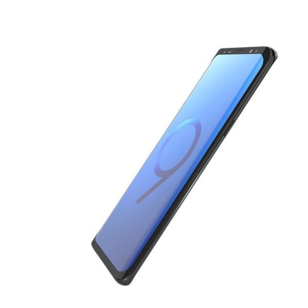 Stikla folija rūdīta stikls ar Samsung Galaxy S21+ 5G 3D malu nano flexi stikla melna stikla rāmis