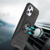 Bruņu korpusa vāks + magnētiskais rokturis iPhone 13 Pro Max Ring Armor Black Armor