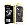 Bruņu korpusa vāks + magnētiskais rokturis iPhone 13 Pro Max Ring Armor Black Armor