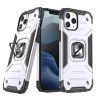 Bruņu korpusa vāks + magnētiskais rokturis iPhone 13 mini gredzena bruņu sudrabs