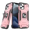 Bruņu korpusa vāks + magnētiskais rokturis iPhone 13 mini gredzena bruņu roze