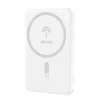 PowerBank 5000mAh Magnetic ar Magsafe White Induction Charger