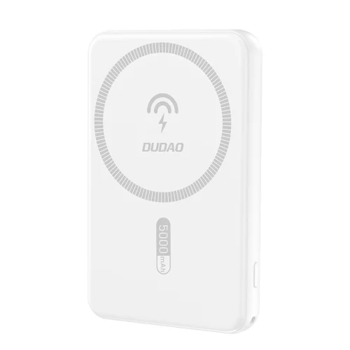 PowerBank 5000mAh Magnetic ar Magsafe White Induction Charger