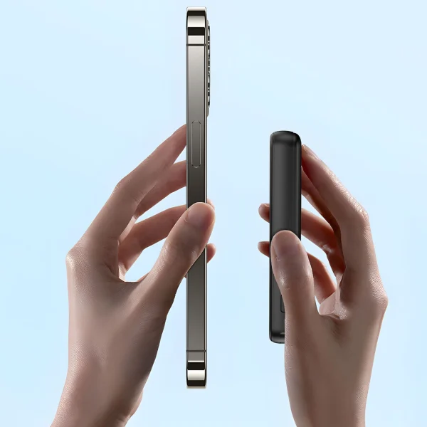 Magnētiskā PowerBank 5000mah ar indukcijas lādētāju