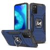 Bruņu korpusa vāks + magnētiskais rokturis Samsung Galaxy A03S gredzena bruņas zilas