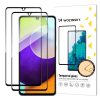 Ļoti izturīgs rūdīts stikls ar Samsung Galaxy A33 5G rāmja melnu komplektu 2 gab.