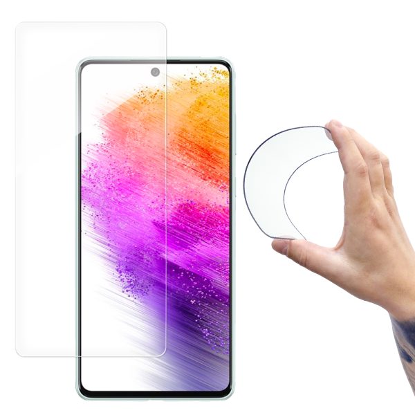 Hibrīda elastīga stikla folija rūdīta stikla Samsung Galaxy A73 nano flexi
