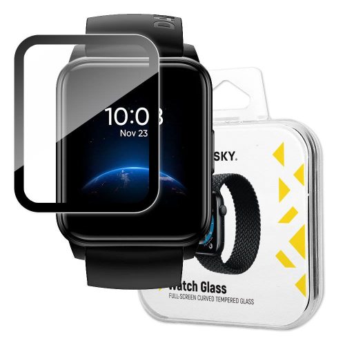 Hibrīds aizsargājošs stikls Realme Watch 2 melns