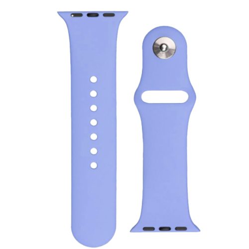 Silikona pulksteņa siksna Apple Watch 2-9/SE 38/40/41 mm silikona siksnas AP violetas
