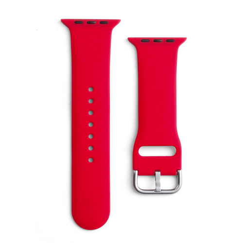 Silikona pulksteņa siksna Apple Watch Ultra 2-9/SE 42/44/45/49mm silikona siksnas APS RED