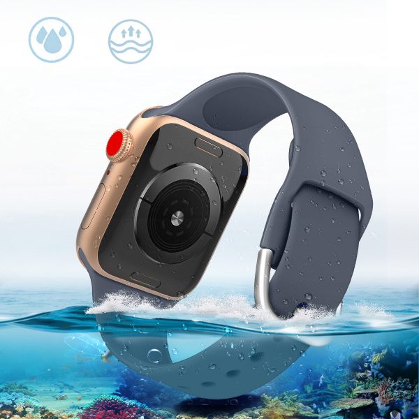 Silikona pulksteņa siksna Apple Watch Ultra 2-9/SE 42/44/45/49mm silikona APS piparmētra