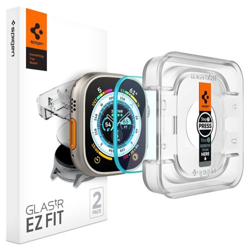 Rūdīts stikla glast ez der Apple Watch Ultra 49mm komplektam 2 gab.
