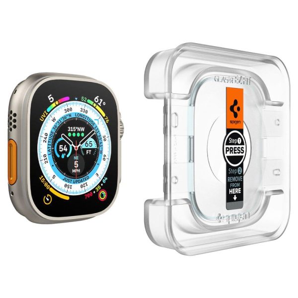 Rūdīts stikla glast ez der Apple Watch Ultra 49mm komplektam 2 gab.