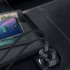 FM Bluetooth raidītājs TF SD kartes automašīnas lādētājs 2x USB melns