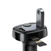 FM Bluetooth raidītājs TF SD kartes automašīnas lādētājs 2x USB melns