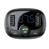 FM Bluetooth raidītājs TF SD kartes automašīnas lādētājs 2x USB melns