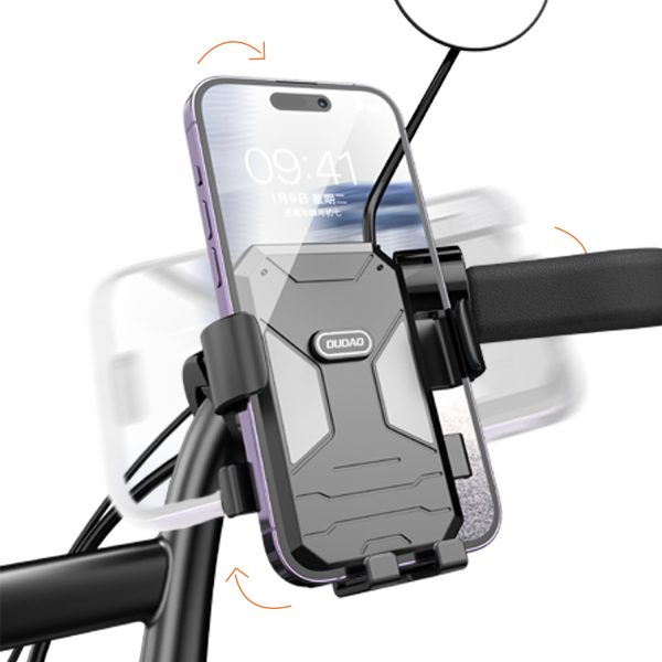 Motocikla velosipēdu rokturis melnam pārvaldniekam