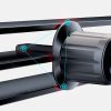 Magnētiskais rokturis ventilācijas režģim ar indukcijas lādētāju