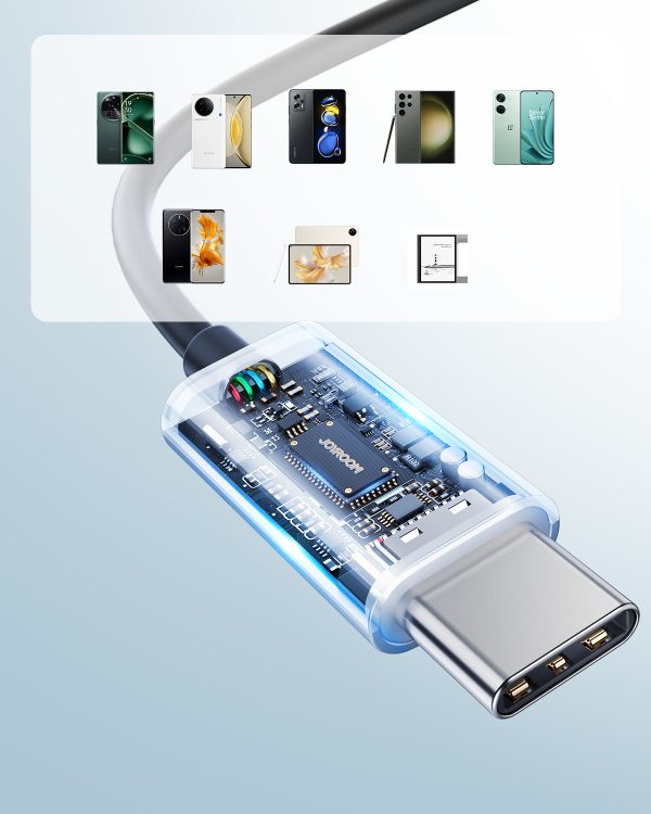 Austiņu komplekts USB-C austiņu-C-C 1,2M melnais kabelis