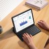 Lieta ar tastatūru iPad Pro 12.9 '' 2019-2022 + USB-C spožuma sērijai Melnais kabelis