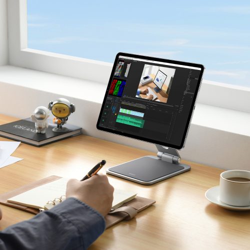 Saliekams magnētiskais plaukts Magstable Tablet Tablet 12.9 '' pelēks
