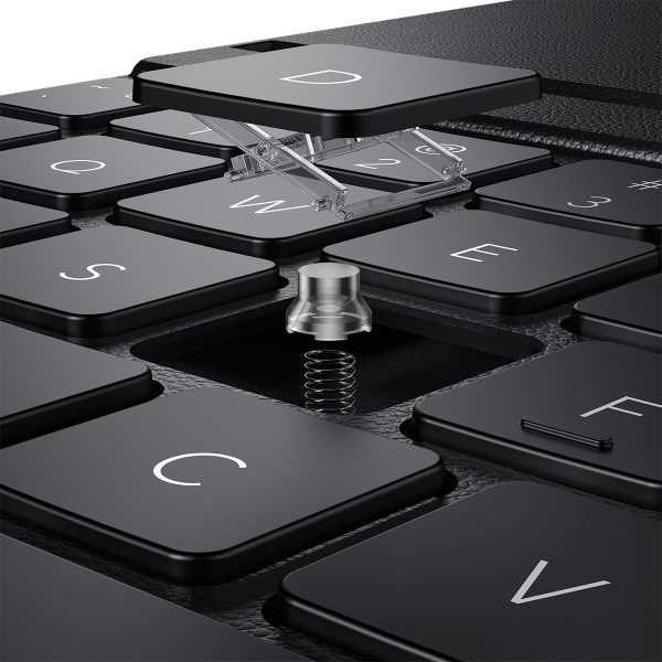 Lieta ar tastatūru iPad 10.2 '' 2019-2021 + USB-C spožuma sērijai Melnais kabelis
