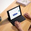 Lieta ar tastatūru iPad 10.2 '' 2019-2021 + USB-C spožuma sērijai Melnais kabelis