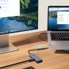 USB-C 10Gbps 0,5m melna kabeļa kabeļa paplašināšanas kabelis