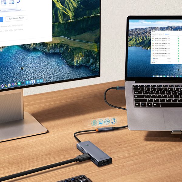 USB-C 10Gbps 0,5m melna kabeļa kabeļa paplašināšanas kabelis