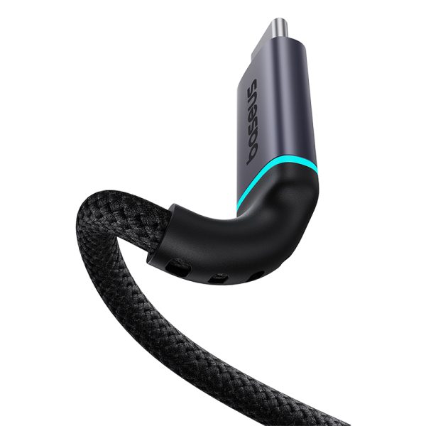 USB-C 10Gbps 0,5m melna kabeļa kabeļa paplašināšanas kabelis