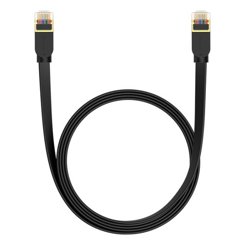 Ātra plāna tīkla kabelis RJ45 CAT. 7 10gbps 2m melns