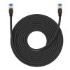 Ātrs tīkla kabelis LAN RJ45 Cat.7 10Gbps melns 15m melns