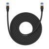 Ātrs tīkla kabelis LAN RJ45 Cat.7 10Gbps melns 8m melns