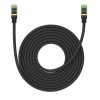 Ātrs tīkla kabelis LAN RJ45 Cat.8 40Gbps melns 8m melns