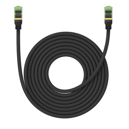 Ātrs tīkla kabelis LAN RJ45 Cat.8 40Gbps melns 8m melns