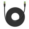 Ātrs tīkla kabelis LAN RJ45 Cat.8 40Gbps melns 8m melns
