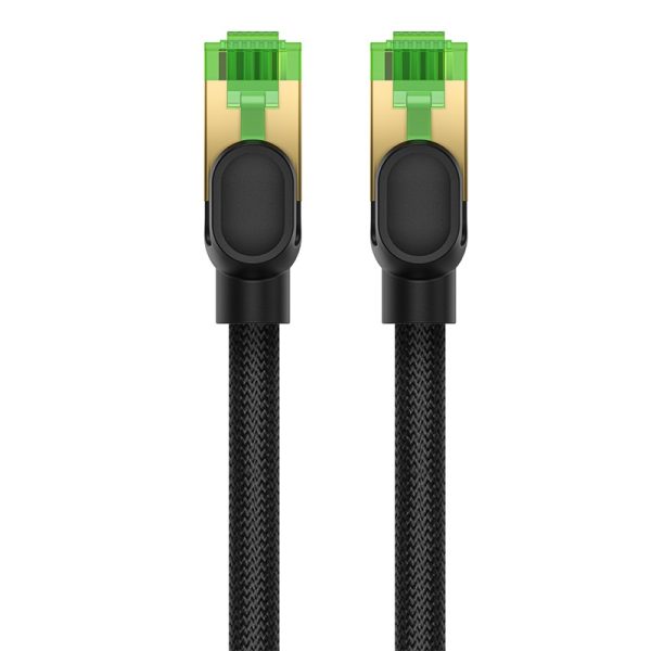 Ātrs tīkla kabelis LAN RJ45 Cat.8 40Gbps melns 8m melns