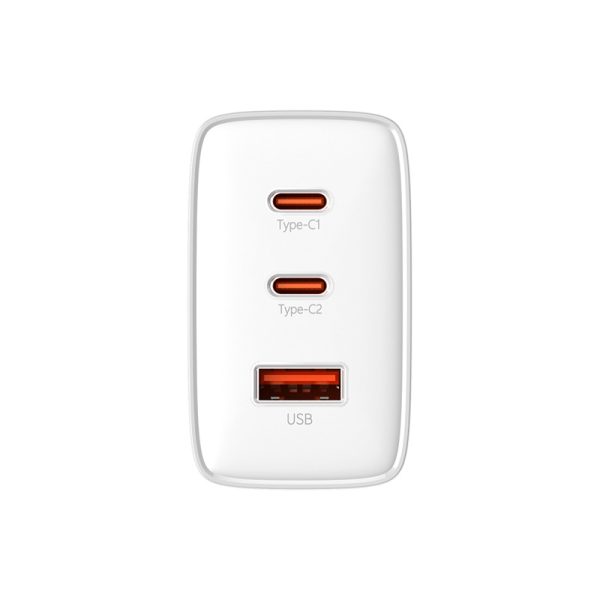 Gan Cube Pro 65W 2x USB-C USB-A USB-A lādētāja lādētājs