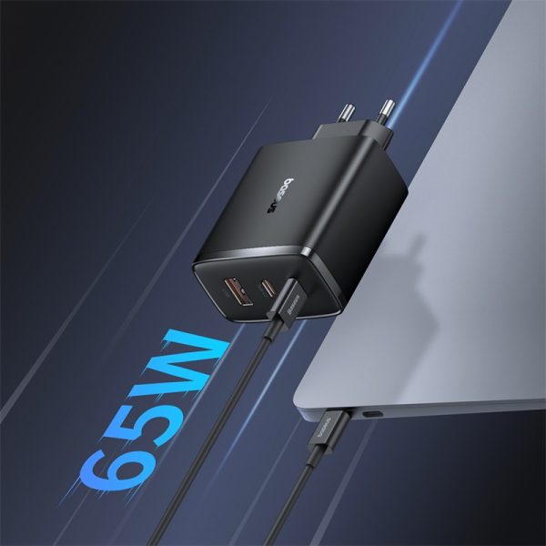 Gan Cube Pro 65W 2x USB-C USB-A-A lādētājs