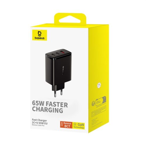 Gan Cube Pro 65W 2x USB-C USB-A-A lādētājs