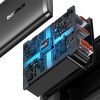 Gan Cube Pro 65W 2x USB-C USB-A-A lādētājs