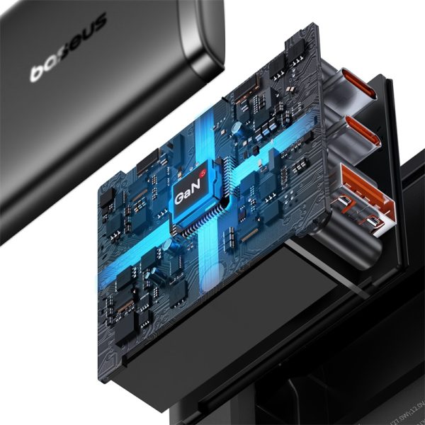 Gan Cube Pro 65W 2x USB-C USB-A-A lādētājs