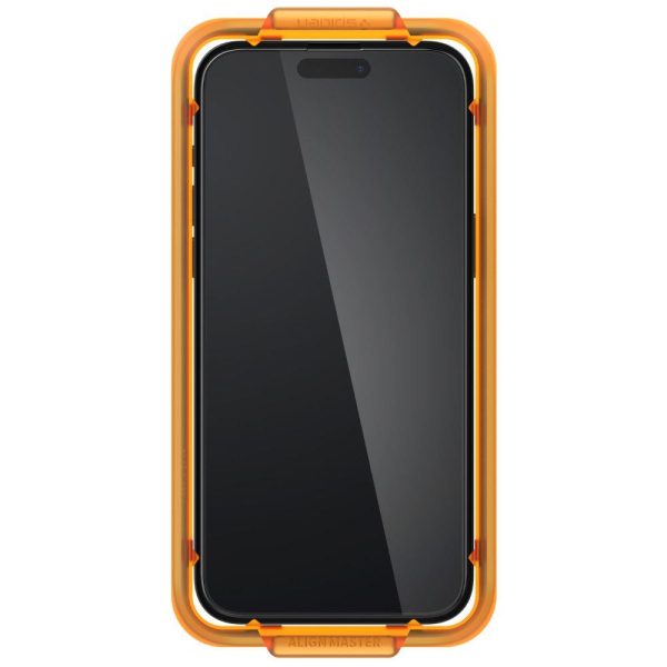 ALM stikla FC rūdīts stikls iPhone 15 Pro Black - 2 gab.