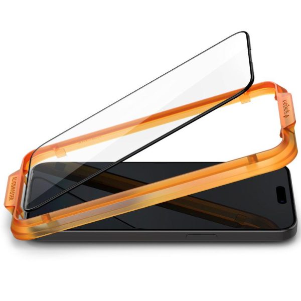 ALM stikla FC rūdīts stikls iPhone 15 Pro Black - 2 gab.