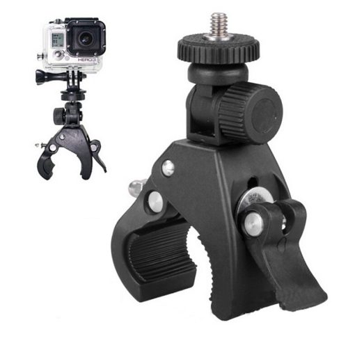 Rokturis rokturis caurulei goPro kamerai pagriezta 360 grādi