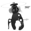Rokturis rokturis caurulei goPro kamerai pagriezta 360 grādi