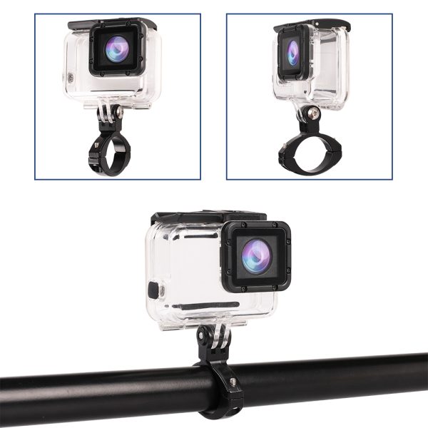 GoPro kameras montāžas rokturis uz caurules stūre