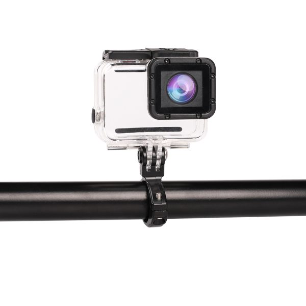 GoPro kameras montāžas rokturis uz caurules stūre