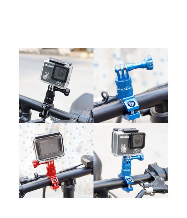 Velosipēdu rokturis stūres stūrei GoPro sporta kamerai